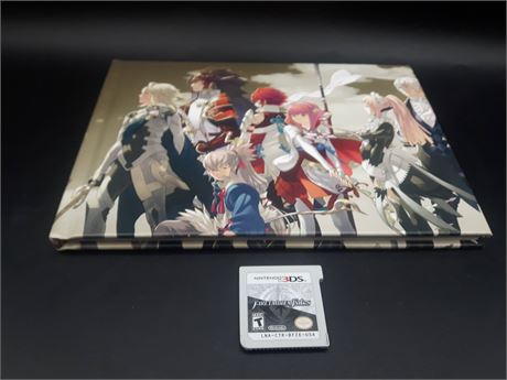 ULTRA RARE - FIRE EMBLEM FATES WITH GUIDE BOOK - MINT CONDITION - 3DS