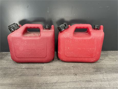 2 JERRY CANS (EACH USED ONLY ONCE)