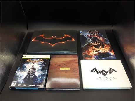 COLLECTION OF BATMAN SPECIAL EDITION GAMES WITH ARTBOOK - VERY GOOD CONDITION