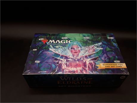 SEALED - MAGIC THE GATHERING WILDS OF ELDRAINE SET BOOSTER BOX