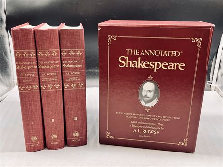 THE ANNOTATED SHAKESPEARE (HARD COVERS) (4200 ILLUSTRATIONS)