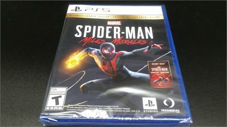 BRAND NEW - SPIDERMAN MILES MORALES ULTIMATE LAUNCH EDITION - PS5