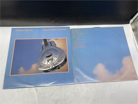 DIRE STRAITS - BROTHERS IN ARMS W/ ORIGINAL SLEEVE - EXCELLENT (E)