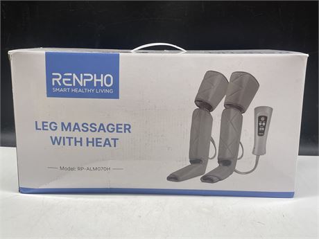 RENPHO LEG MASSAGER WITH HEAT IN BOX