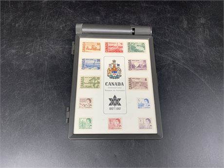 MINT CANADIAN STAMP COLLECTION IN CASE