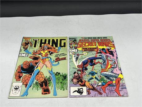 THE THING #35 & SECRET WARS #3