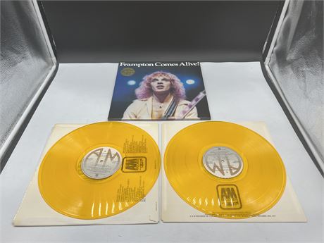 FRAMPTON COMES ALIVE! - SPECIAL GOLD DOUBLE VINYL - NEAR MINT (NM)
