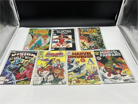7 FIRST ISSUE COMICS