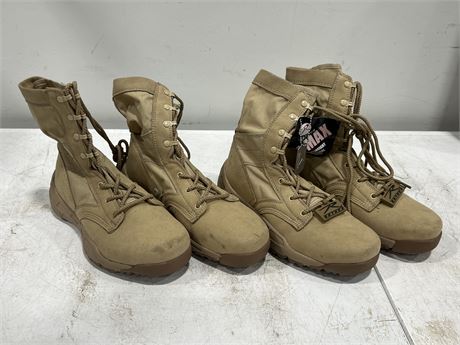 2 ROTHCO TACTICAL LIGHTWEIGHT BOOTS SIZE 9