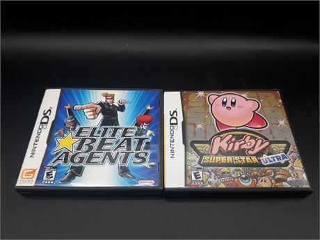 DS GAMES - VERY GOOD CONDITION