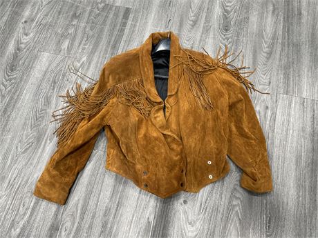 PHOENIX SUEDE LEATHER JACKET WITH FRINGES