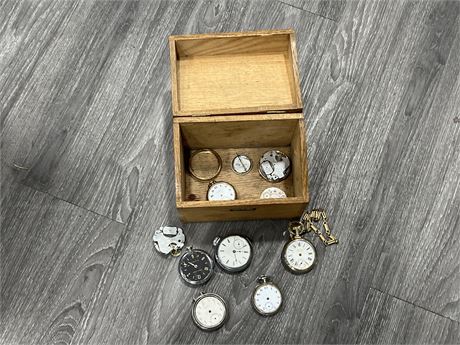 VINTAGE STOP WATCHES IN BOX - FOR PARTS