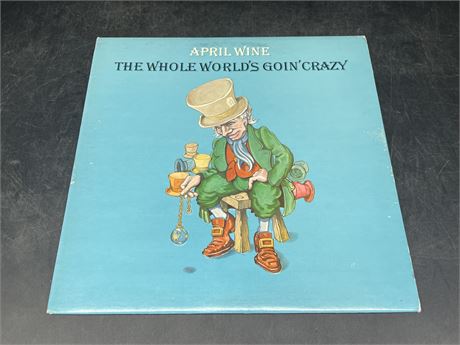 APRIL WINE - THE WHOLE WORLDS GOING CRAZY - GOOD CONDITION
