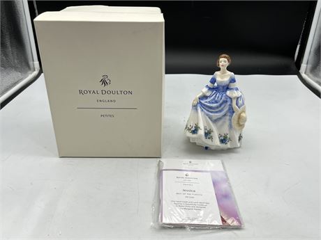 ROYAL DOULTON JESSICA FIGURE IN BOX - EXCELLENT COND. (7”)
