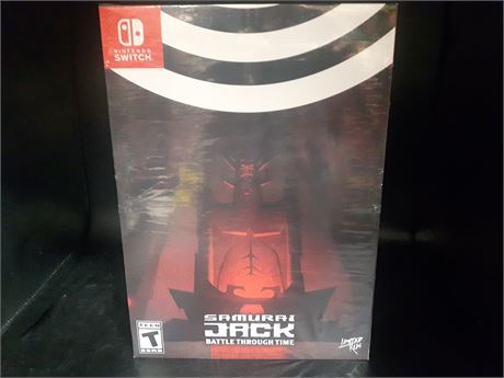 SEALED - SAMURAI JACK - COLLECTORS EDITOIN - LIMITED RUN - SWITCH