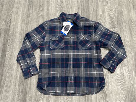 NEW W/ TAGS JACHS NEW YORK FLANNEL BUTTON UP - SIZE L