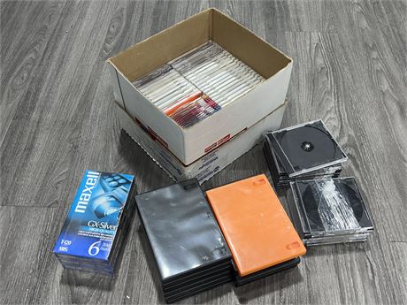 LOT OF DVD / CD CASES