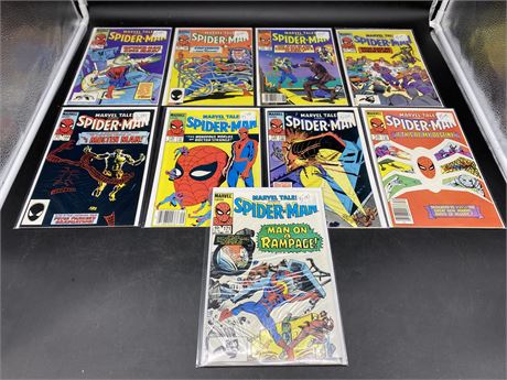 9 SPIDER-MAN COMICS