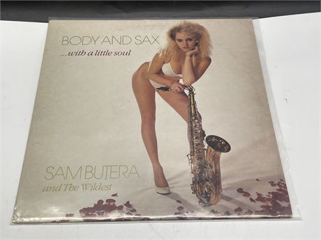 SAM BUTERS AND THE WILDEST - BODY AND SAX …WITH A LITTLE SOUL - (VG+)