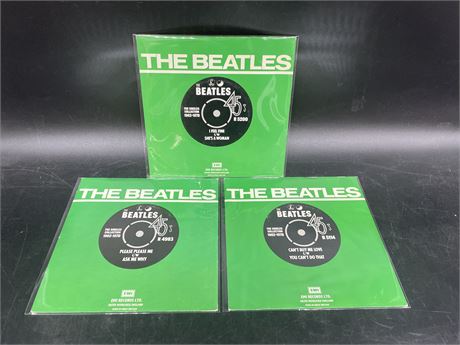 (45") THE BEATLES - ‘THE SINGLES COLLECTION’ (3 PARLOPHONE LABEL DISCS SET #4