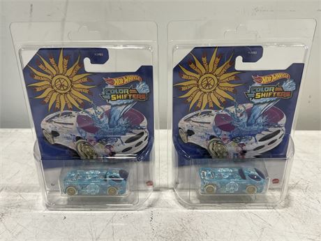 2 NEW HOTWHEELS COLOR SHIFTERS