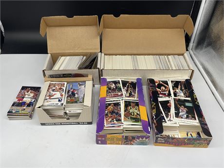 LARGE LOT OF BASKETBALL CARDS - MAJORITY 90’s