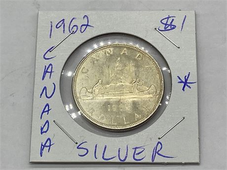 1962 CANADIAN SILVER DOLLAR