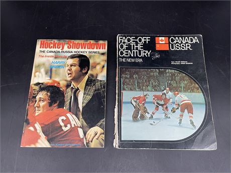CANADA VS RUSSIA HOCKEY BOOKS