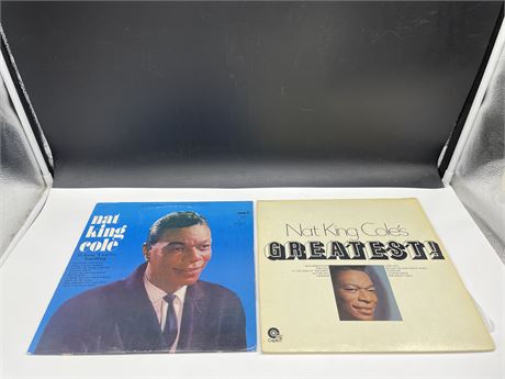 2 NAT KING COLE RECORDS - VG+