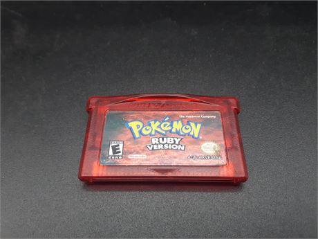 POKEMON RUBY - AUTHENTIC - SAVE BATTERY NOT WORKING
