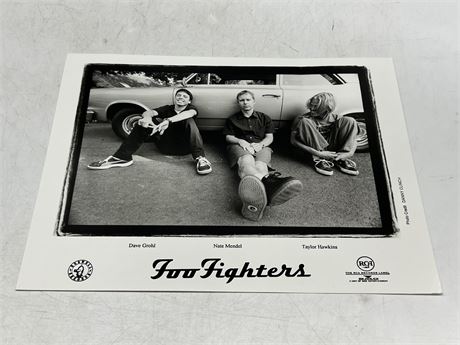 FOO FIGHTERS PHILADELPHIA DEC 3,1999 PRESS PHOTO (10”x8”)