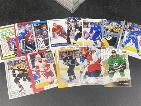 APPROX. 150 NHL STARS CARDS