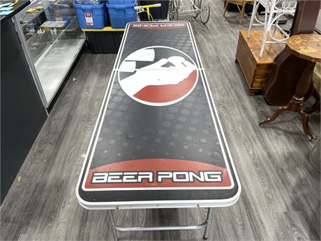BEER PONG FOLDING TABLE 79”x24”x29”