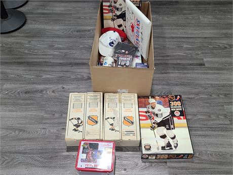 LOTS OF MISC VINTAGE SPORTS COLLECTABLES