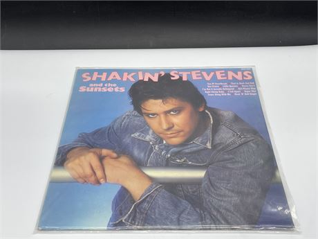 SHAKIN’ STEVENS & THE SUN SETS - UK PRESS - EXCELLENT (E)