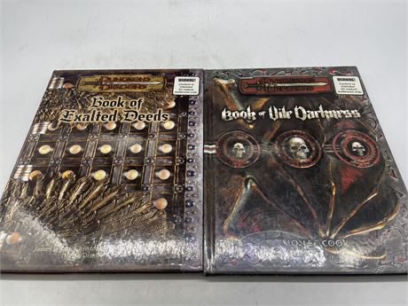 DUNGEONS & DRAGONS BOOKS - EXALTED DEEDS AND VILE DARKNESS