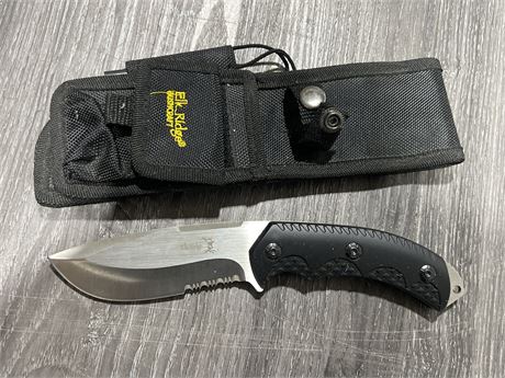NEW ELK RIDGE HUNTING KNIFE W/SHEATH (9”)