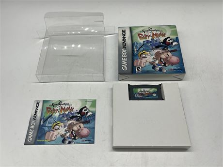 BILLY & MANDY - GAMEBOY ADVANCE COMPLETE W/BOX & MANUAL - EXCELLENT COND.