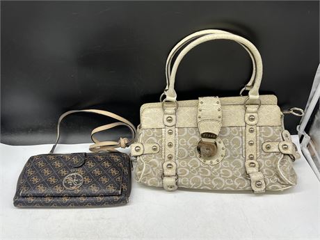 Urban Auctions - GUESS PURSE & WALLET (Purse has damage to lock)