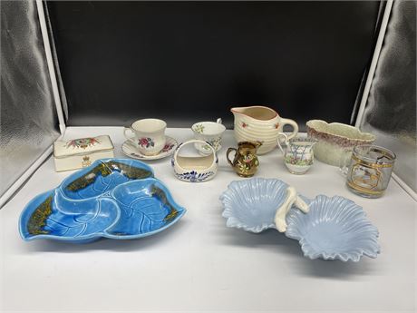 LOT OF VINTAGE ENGLISH DISHES