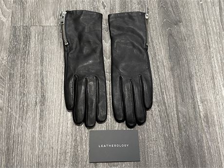 NEW ALL SAINTS LEATHER GLOVES - KANYE WEST LINE (SIZE S)