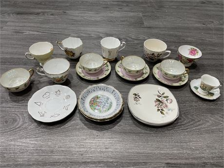 LOT OF MISCELLANEOUS TEACUPS