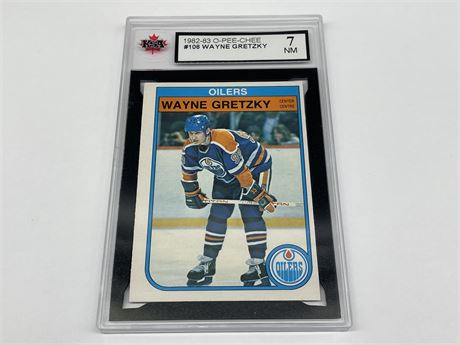 KSA 7 1982/83 WAYNE GRETZKY O-PEE-CHEE NHL CARD