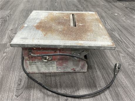7” TILE BENCH SAW (Works)