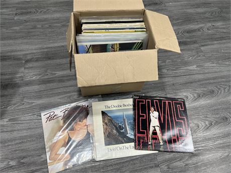 BOX OF RECORDS - CONDITION VARIES (Mostly scratched)