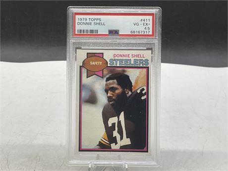 PSA 4.5 1979 DONNIE SHELL TOPPS NFL CARD