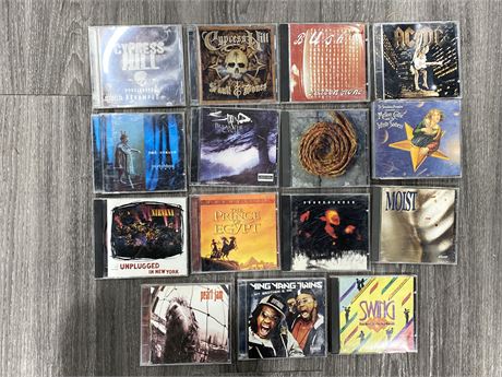 15 MISC CDS - MOSTLY ROCK