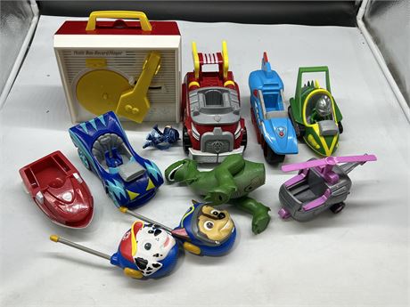 LOT OF KIDS TOYS - INCLUDES FISHER PRICE