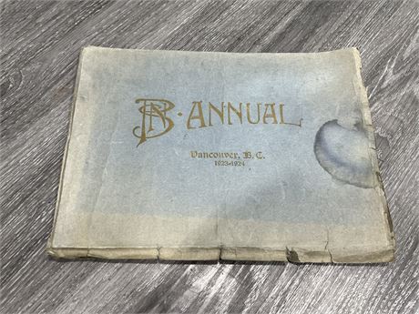 1923/24 VANCOUVER NORMAL SCHOOL ANNUAL BOOKLET