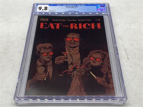 CGC GRADED 9.8 EAT THE RICH #1